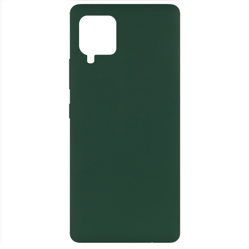 

Чохол Silicone Cover Full without Logo (A) для Samsung Galaxy A42 5G (Зелений / Dark green)