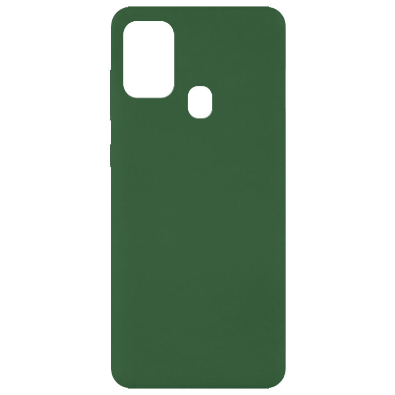 

Чохол Silicone Cover Full without Logo (A) для Samsung Galaxy M31 (Зелений / Dark green)