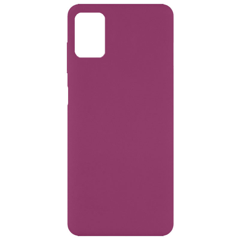 

Чохол Silicone Cover Full without Logo (A) для Samsung Galaxy M51 (Бордовий / Marsala)