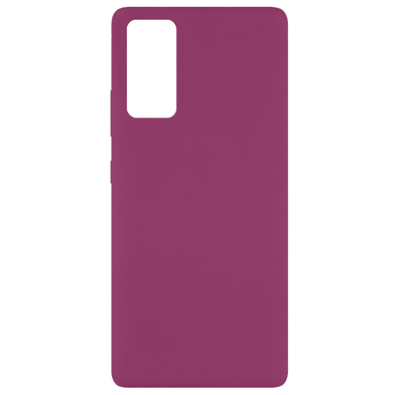 

Чехол Silicone Cover Full without Logo (A) для Samsung Galaxy S20 FE Бордовый / Marsala (153569)