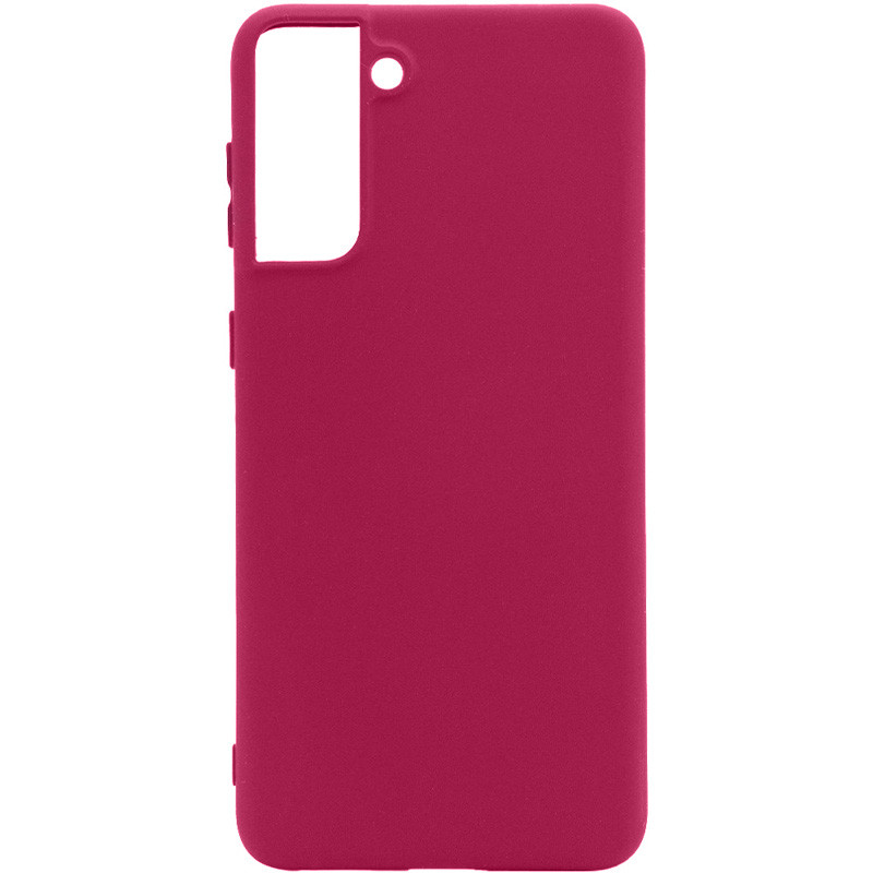 

Чохол Silicone Cover Full without Logo (A) для Samsung Galaxy S21+ (Бордовий / Marsala)