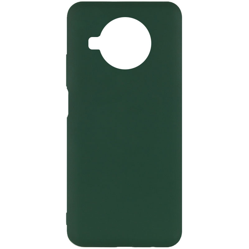 

Чохол Silicone Cover Full without Logo (A) для Xiaomi Redmi Note 9 Pro 5G (Зелений / Dark green)