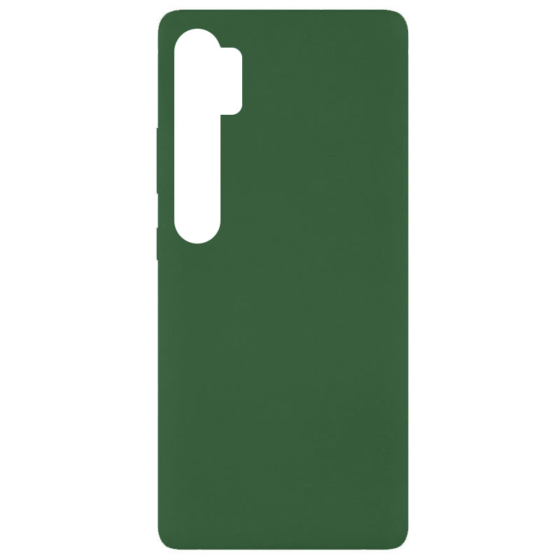 

Чехол Silicone Cover Full without Logo (A) для Xiaomi Mi Note 10 Lite / Mi Note 10 / Note 10 Pro Зеленый / Dark green (153591)