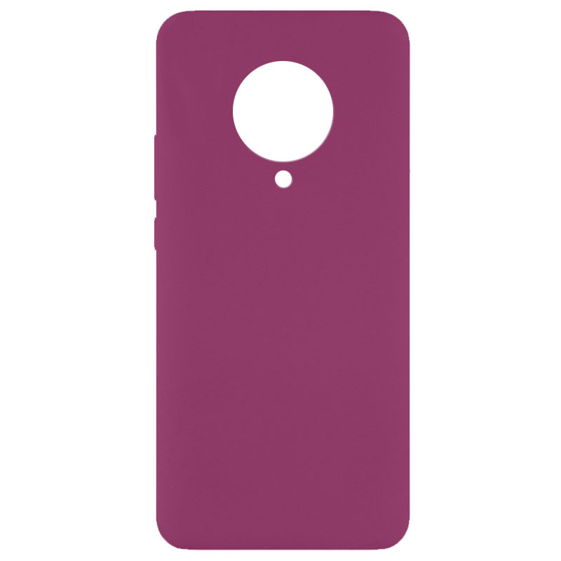 

Чохол Silicone Cover Full without Logo (A) для Xiaomi Poco F2 Pro (Бордовий / Marsala)