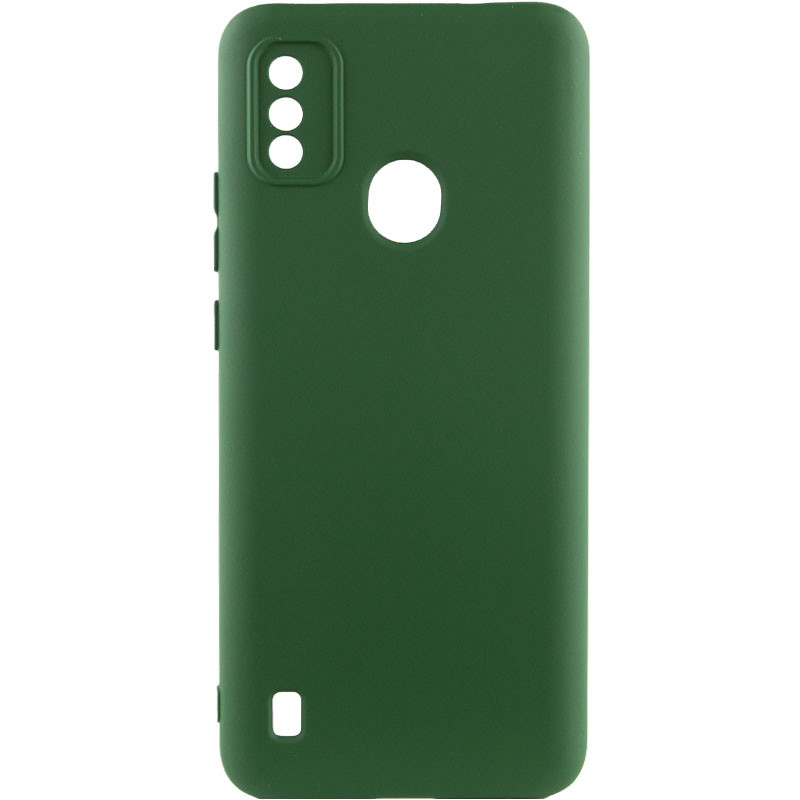 

Чохол Silicone Cover Lakshmi Full Camera (A) для ZTE Blade A51 (Зелений / Dark green)