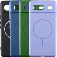 Чехол Silicone Cover Lakshmi Full Camera (AA) with MagFit для Google Pixel 8