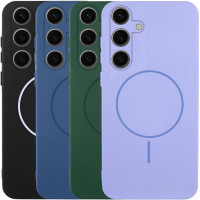 Чехол Silicone Cover Lakshmi Full Camera (AA) with MagFit для Samsung Galaxy S25 Edge