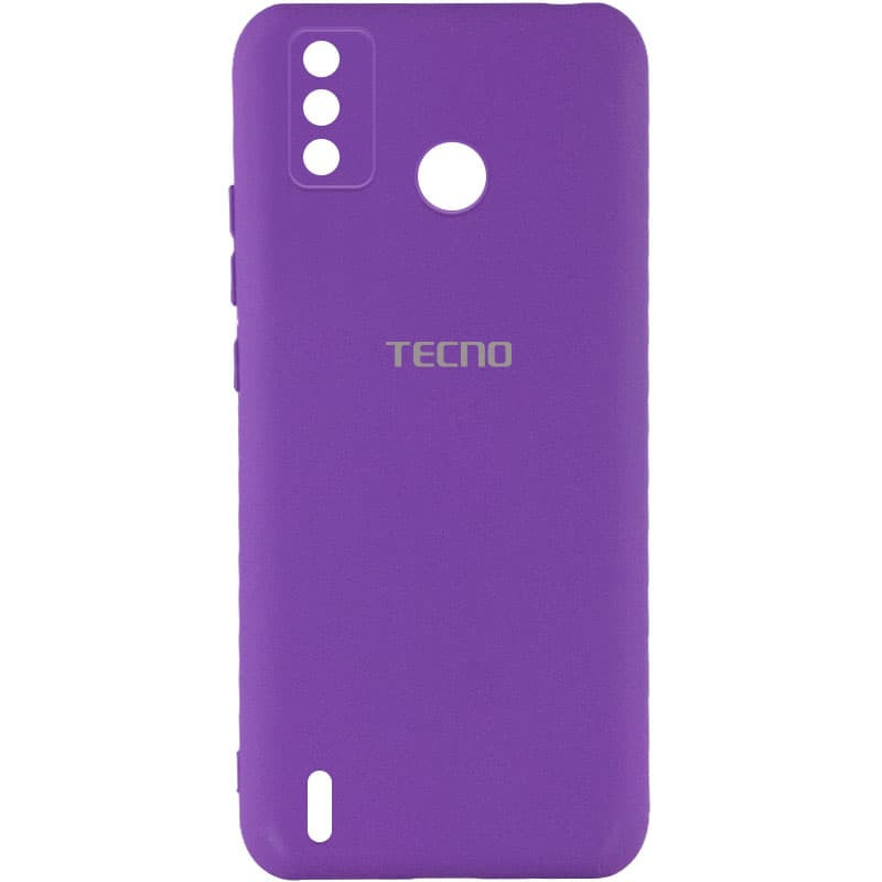 

Чохол Silicone Cover My Color Full Camera (A) для TECNO Spark 6 Go (Фіолетовий / Purple)