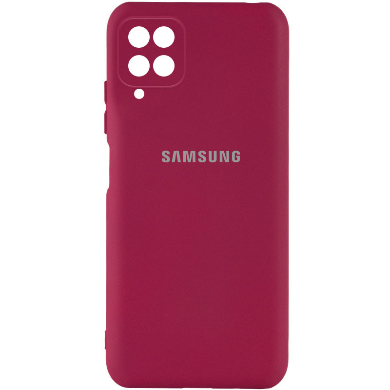 

Чохол Silicone Cover My Color Full Camera (A) для Samsung Galaxy A22 4G (Бордовий / Marsala)