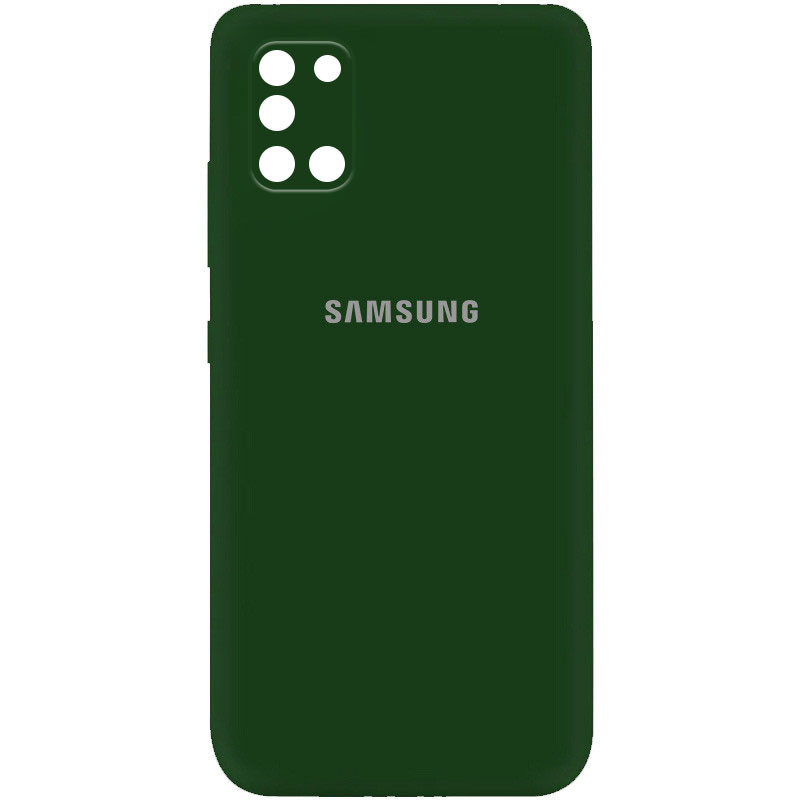 

Чохол Silicone Cover My Color Full Camera (A) для Samsung Galaxy A31 (Зелений / Dark green)