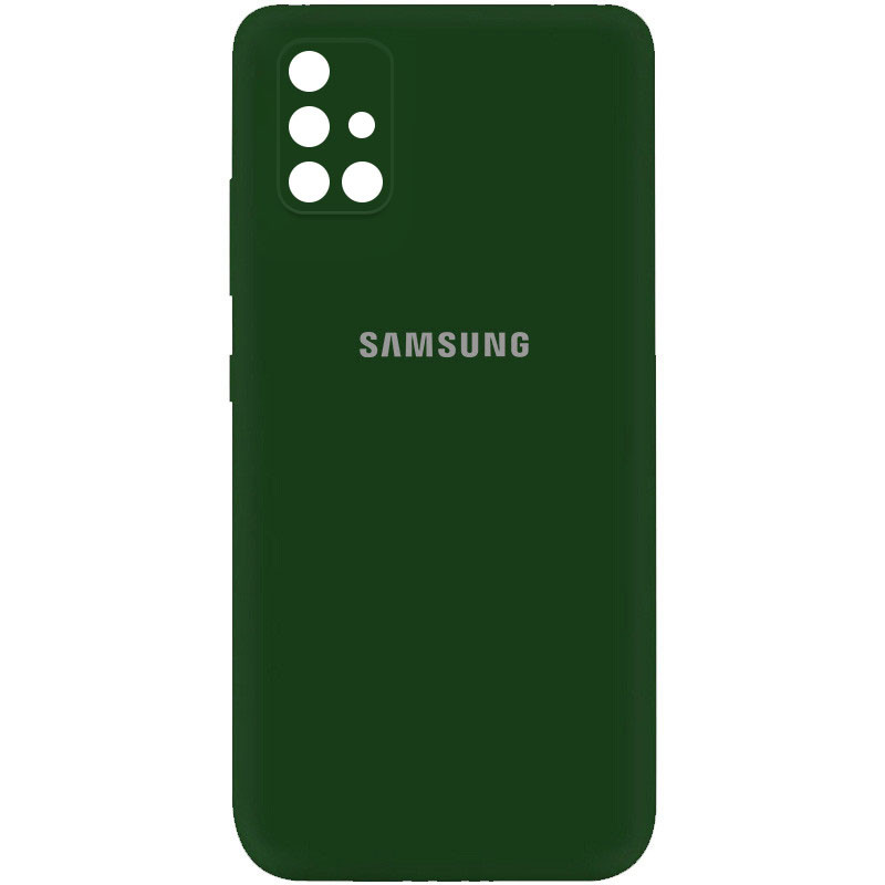 

Чохол Silicone Cover My Color Full Camera (A) для Samsung Galaxy A71 (Зелений / Dark green)