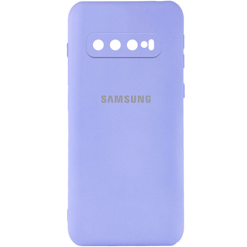 

Чохол Silicone Cover My Color Full Camera (A) для Samsung Galaxy S10 (Бузковий / Dasheen)