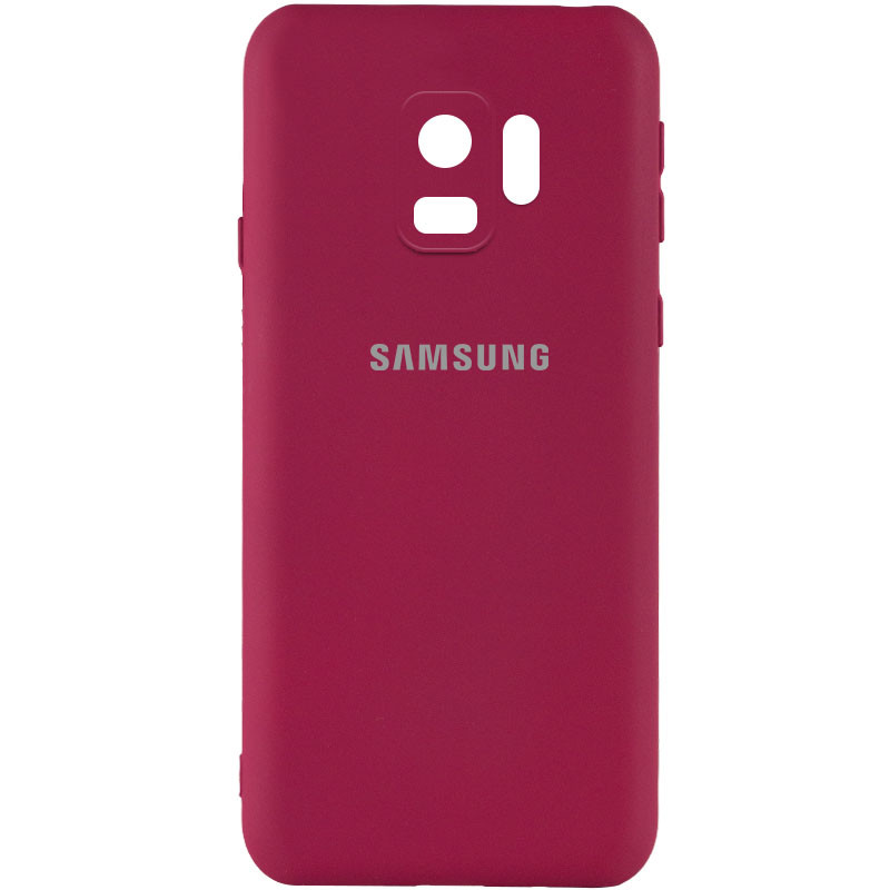 

Чохол Silicone Cover My Color Full Camera (A) для Samsung Galaxy S9 (Бордовий / Marsala)