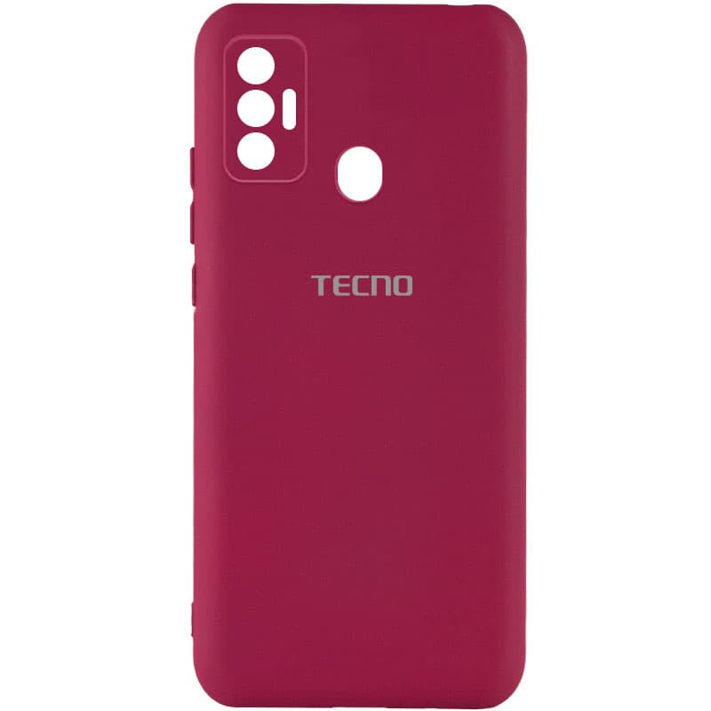 

Чехол Silicone Cover My Color Full Camera (A) для TECNO Spark 7 Бордовый / Marsala (207268)