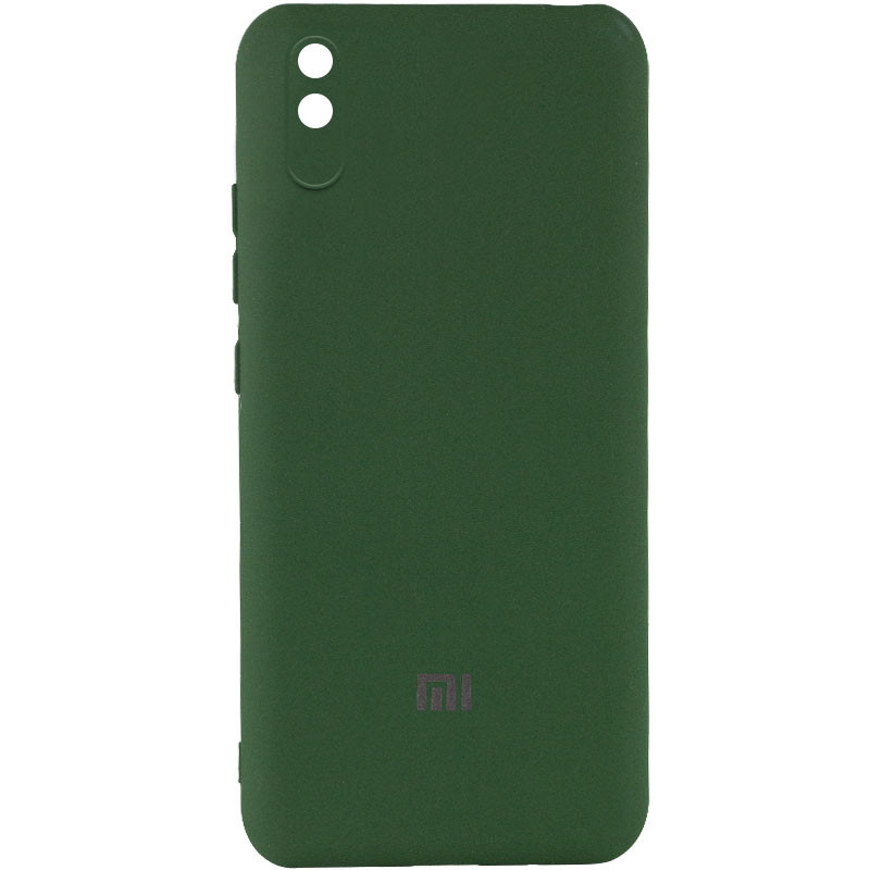 

Чохол Silicone Cover My Color Full Camera (A) для Xiaomi Redmi 9A (Зелений / Dark green)