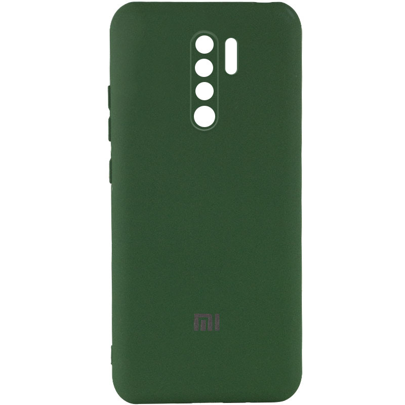 

Чохол Silicone Cover My Color Full Camera (A) для Xiaomi Redmi 9 (Зелений / Dark green)