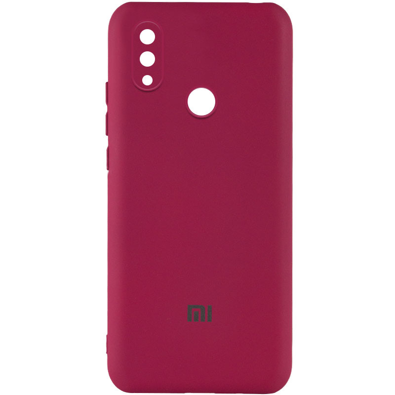 

Чохол Silicone Cover My Color Full Camera (A) для Xiaomi Redmi Note 7 Pro (Бордовий / Marsala)