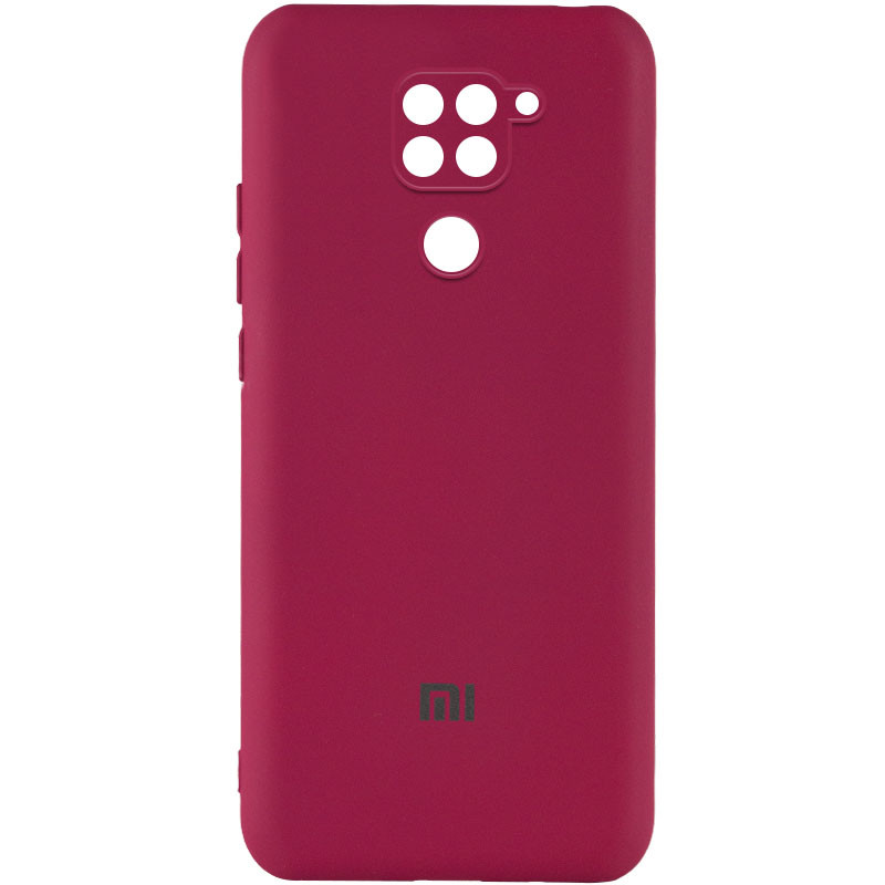 

Чохол Silicone Cover My Color Full Camera (A) для Xiaomi Redmi Note 9 (Бордовий / Marsala)