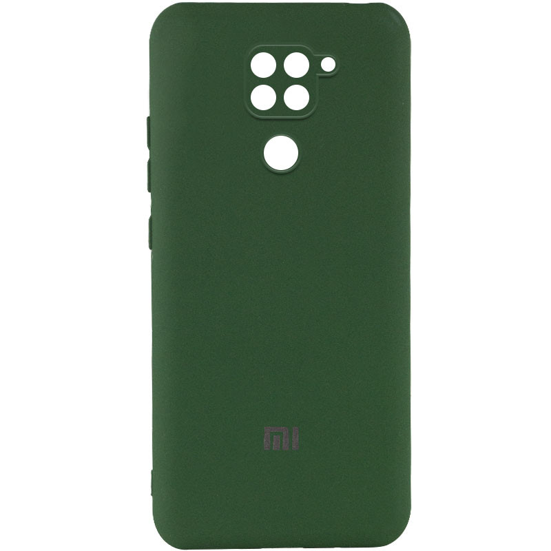 

Чохол Silicone Cover My Color Full Camera (A) для Xiaomi Redmi Note 9 (Зелений / Dark green)