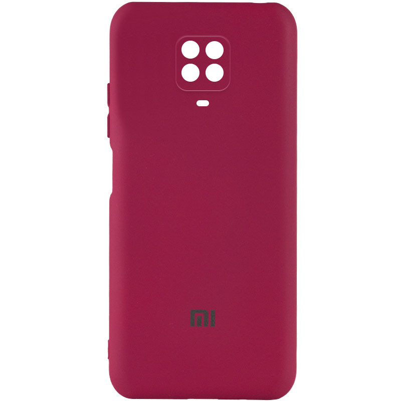 

Чохол Silicone Cover My Color Full Camera (A) для Xiaomi Redmi Note 9 Pro Max (Бордовий / Marsala)