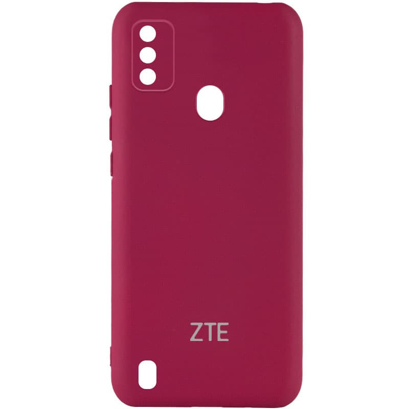 

Чохол Silicone Cover My Color Full Camera (A) для ZTE Blade A51 (Бордовий / Marsala)