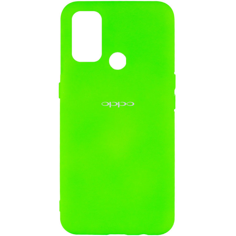 

Чохол Silicone Cover My Color Full Protective (A) для Oppo A33 (Салатовий / Neon green)