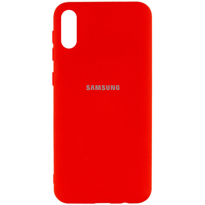 

Чохол Silicone Cover My Color Full Protective (A) для Samsung Galaxy A02 (Червоний / Red)