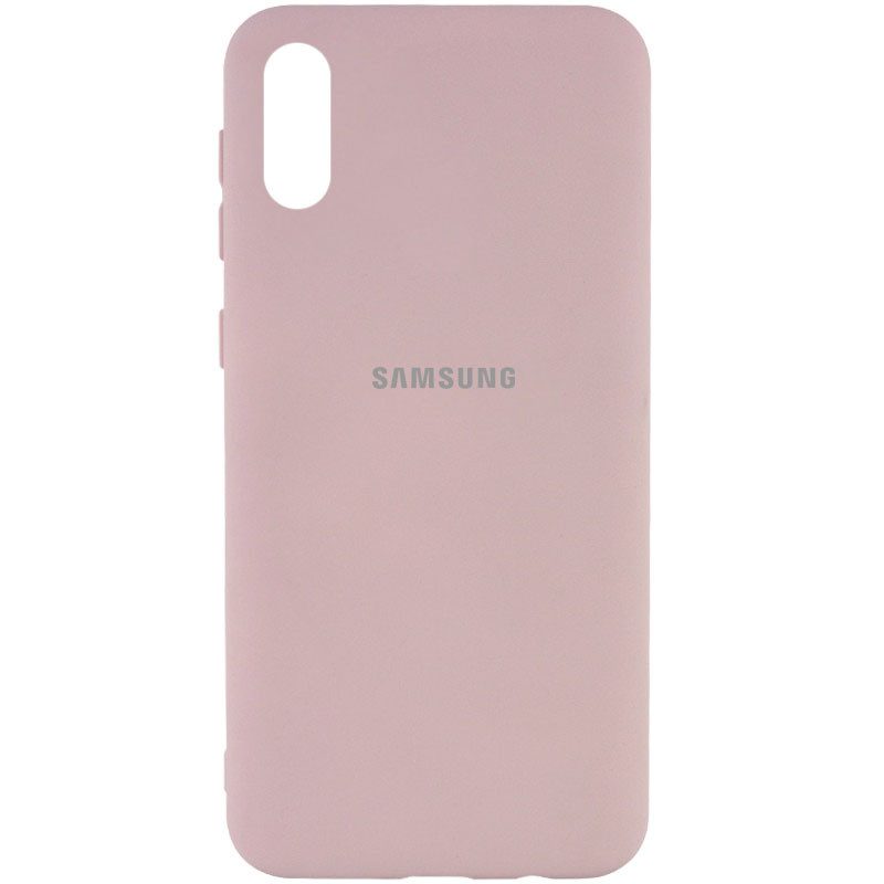 

Чохол Silicone Cover My Color Full Protective (A) для Samsung Galaxy A02 (Рожевий / Pink Sand)