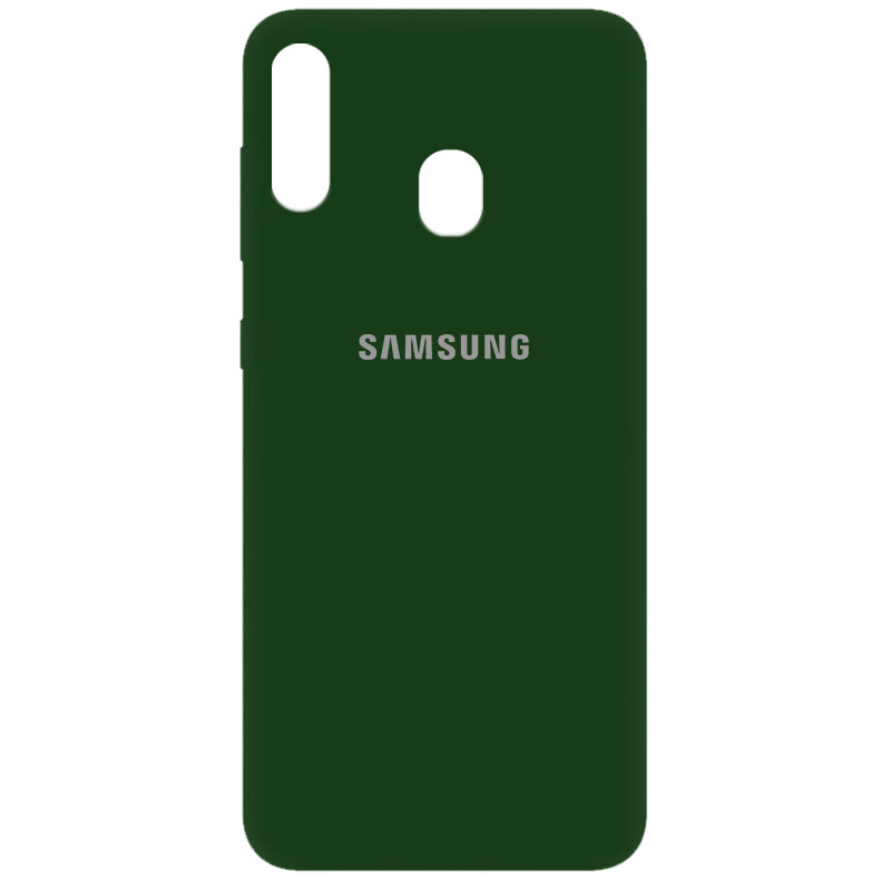 

Чехол Silicone Cover My Color Full Protective (A) для Samsung Galaxy A20 / A30 Зеленый / Dark green (160204)