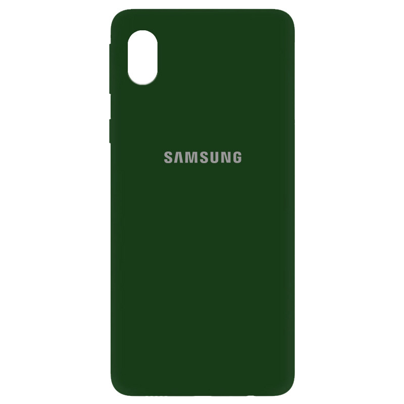 

Чехол Silicone Cover My Color Full Protective (A) для Samsung Galaxy A01 Core Зеленый / Dark green (160182)