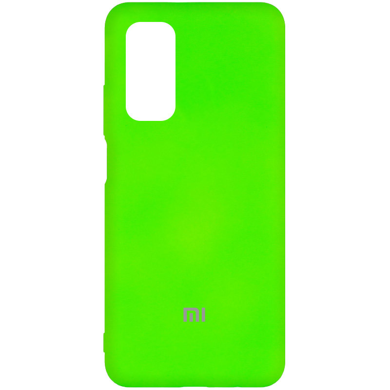 

Чохол Silicone Cover My Color Full Protective (A) для Xiaomi Mi 10T (Салатовий / Neon green)