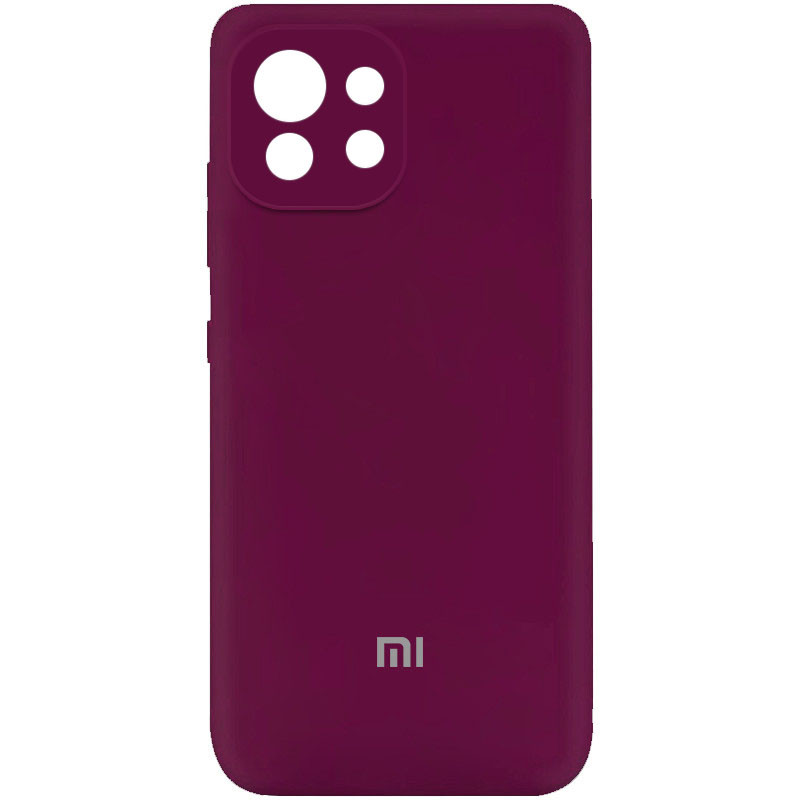 

Чехол Silicone Cover My Color Full Camera (A) для Xiaomi Mi 11 Lite Бордовый / Marsala (185353)