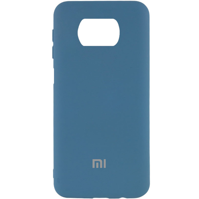 

Чехол Silicone Cover My Color Full Protective (A) для Xiaomi Poco X3 NFC / Poco X3 Pro Синий / Navy blue (165934)