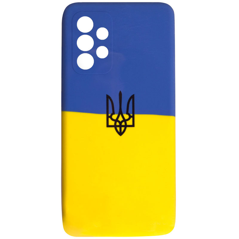 

Чохол Silicone Cover Patriot series для Samsung Galaxy A13 4G (UA Flag)