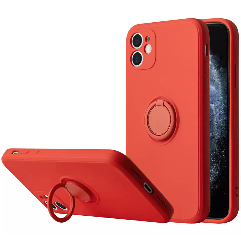 

Чохол TPU Candy Ring Full Camera для Apple iPhone 12 Pro (Червоний / Red)