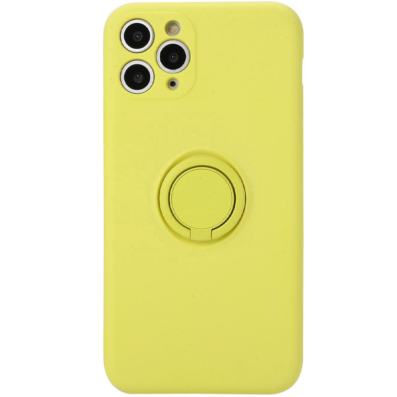 

Чехол TPU Candy Ring Full Camera для Apple iPhone 12 Pro (6.1") Желтый / Yellow (170907)