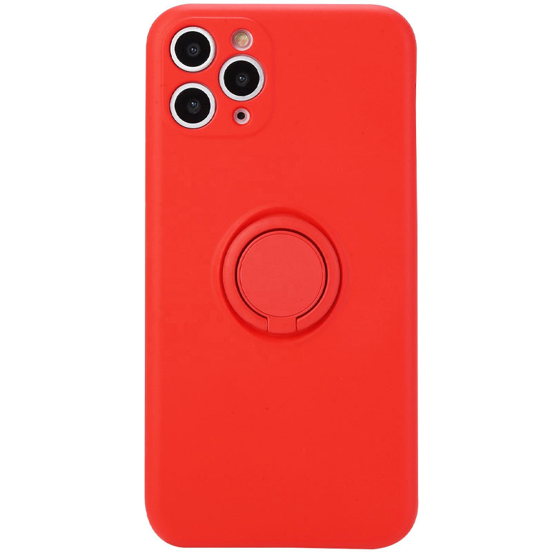 

Чохол TPU Candy Ring Full Camera для Apple iPhone 12 Pro Max (Червоний / Red)