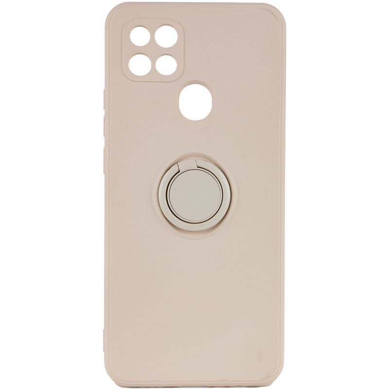 

Чехол TPU Candy Ring Full Camera для Oppo A15s / A15 Бежевый / Antigue White (184097)