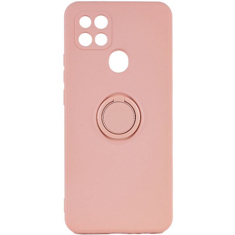 

Чехол TPU Candy Ring Full Camera для Oppo A15s / A15 Розовый / Pink Sand (184103)