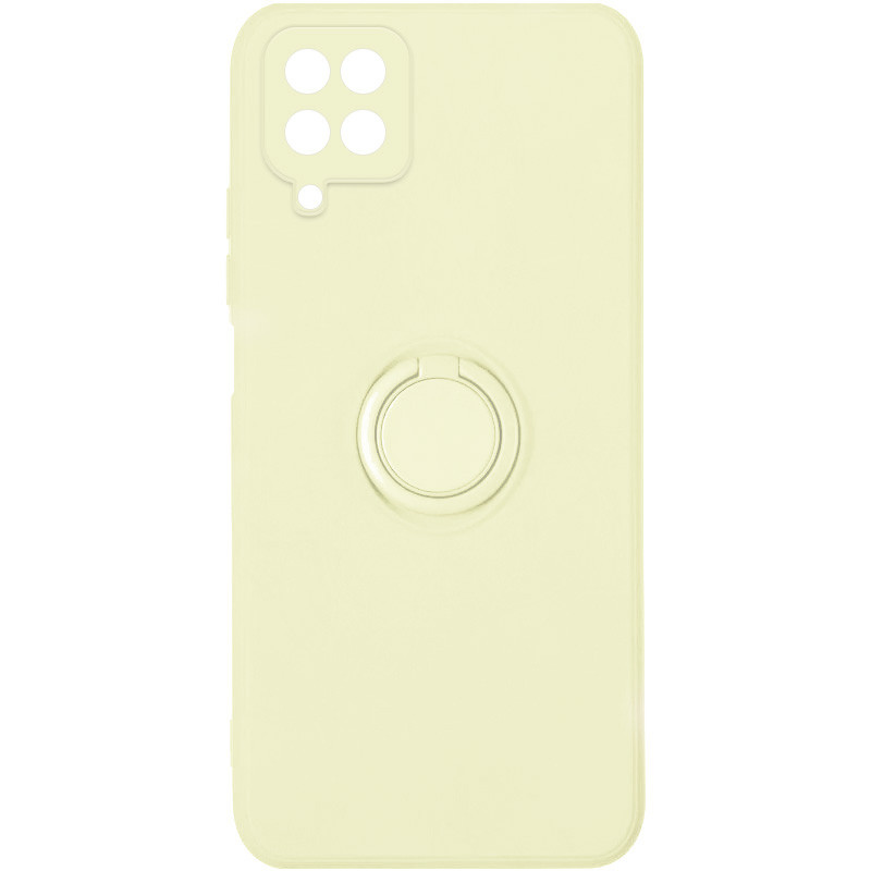 

Чехол TPU Candy Ring Full Camera для Samsung Galaxy A12 / M12 Бежевый / Antigue White (170820)