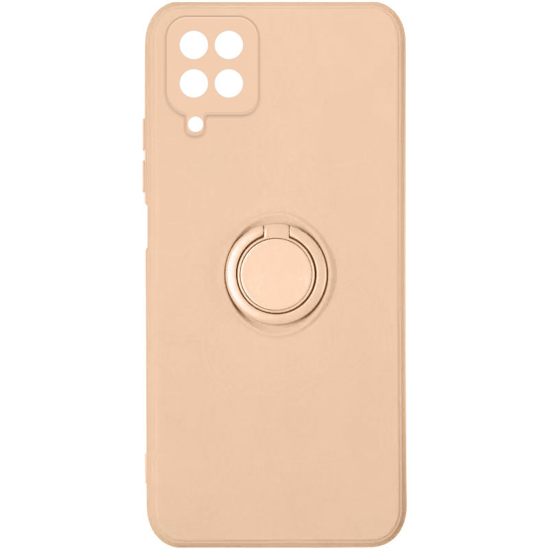 

Чехол TPU Candy Ring Full Camera для Samsung Galaxy A12 / M12 Розовый / Pink Sand (170822)