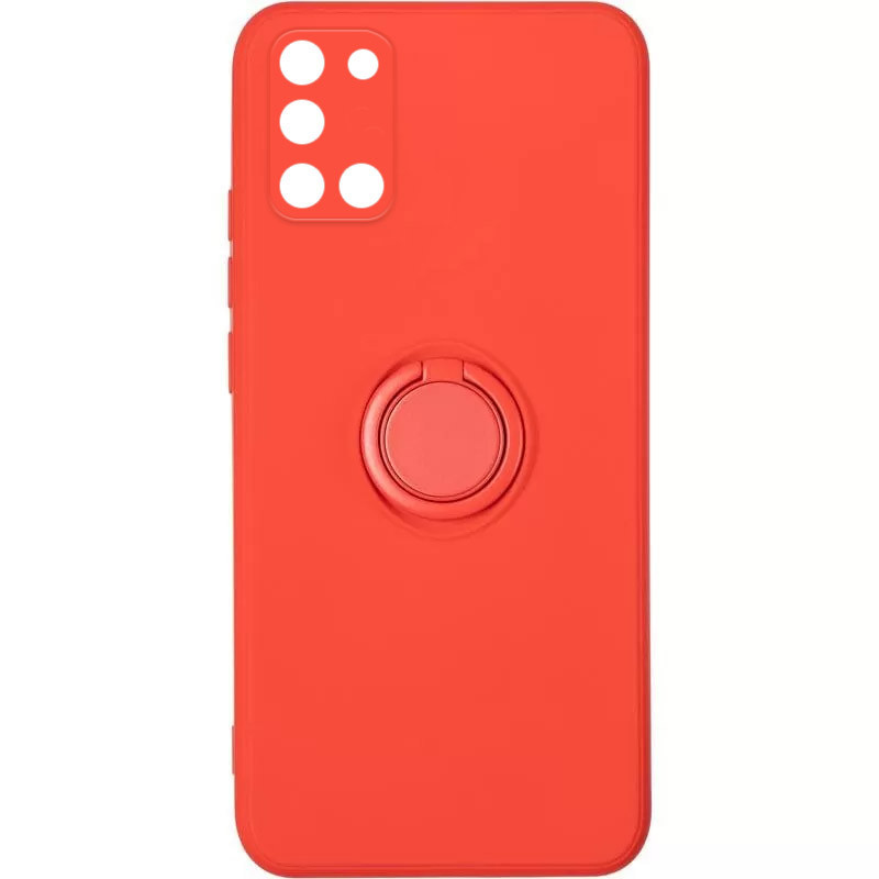 

Чехол TPU Candy Ring Full Camera для Samsung Galaxy A31 Красный / Red (170856)