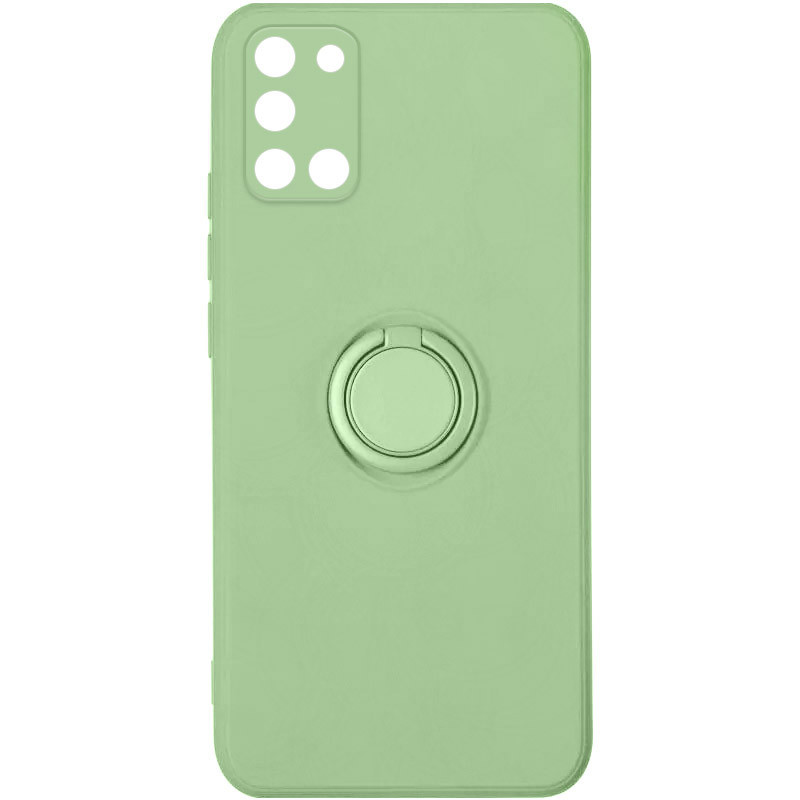 

Чехол TPU Candy Ring Full Camera для Samsung Galaxy A31 Мятный / Mint (170858)