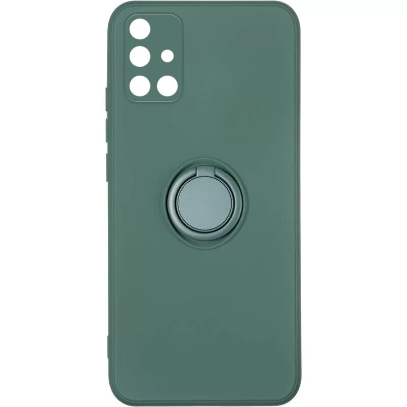 

Чехол TPU Candy Ring Full Camera для Samsung Galaxy A51 Зеленый / Pine green (170844)