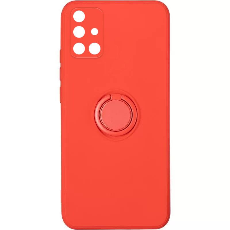 

Чехол TPU Candy Ring Full Camera для Samsung Galaxy A71 Красный / Red (170867)
