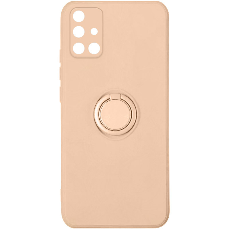 

Чехол TPU Candy Ring Full Camera для Samsung Galaxy A71 Розовый / Pink Sand (170870)