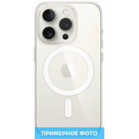 Чохол TPU Clear Case with MagSafe для Apple iPhone 16 (6.1")