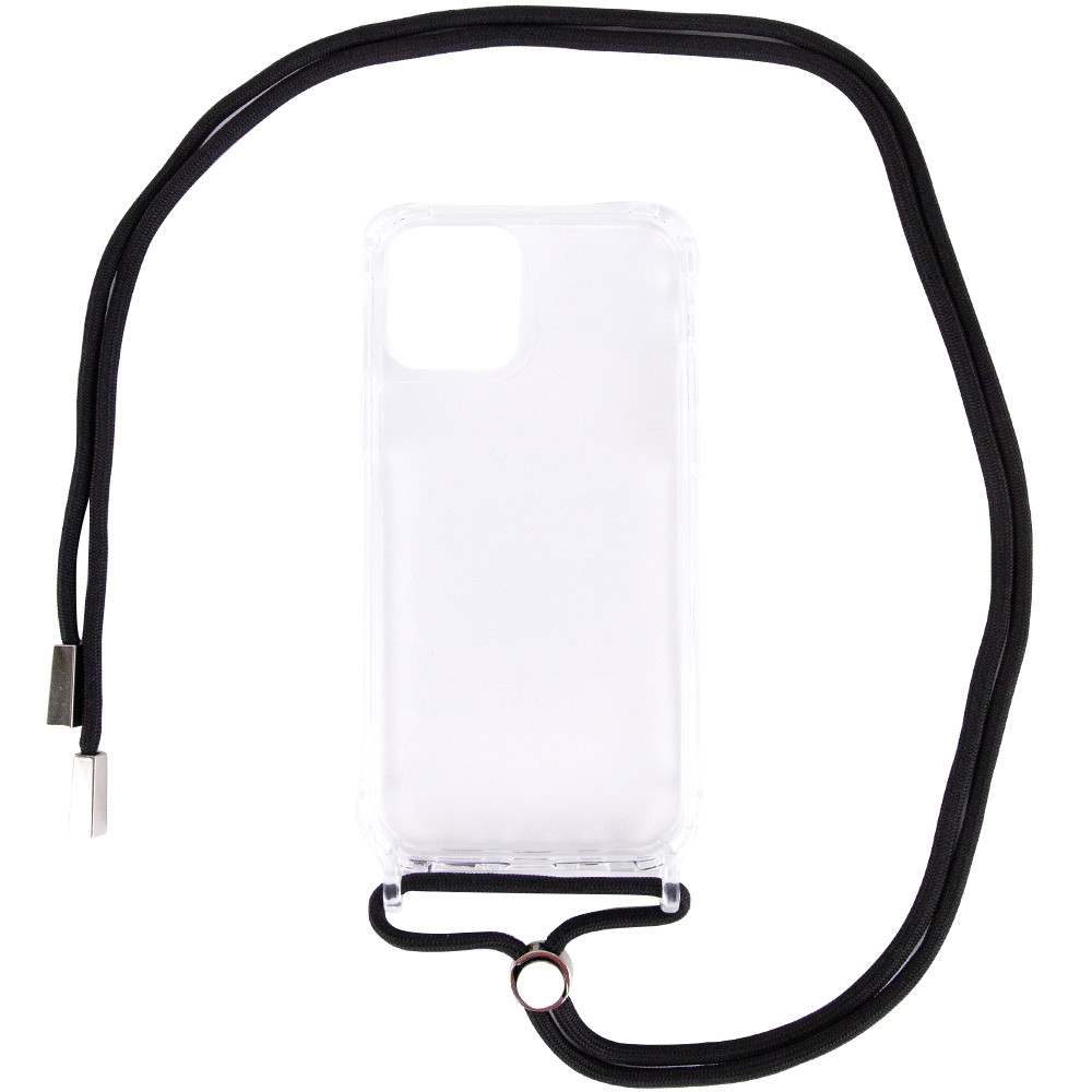 

Чехол TPU Crossbody Transparent для Apple iPhone 11 Pro (5.8") Черный (160028)