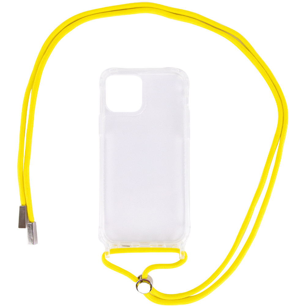 

Чохол TPU Crossbody Transparent для Apple iPhone 11 Pro (5.8") (Жовтий)