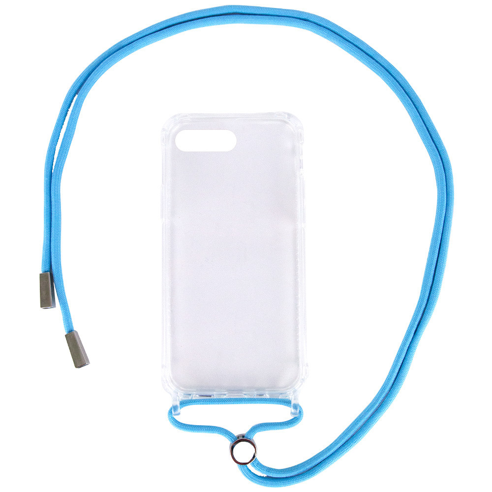 

Чехол TPU Crossbody Transparent для Apple iPhone 8 plus (5.5") Голубой (160083)